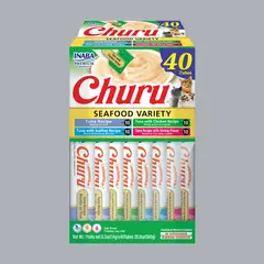 GENERICO - Churu Snack Gato Caja x 40 unidades Seafood