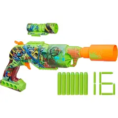 NERF NIÑAS - Lanzador Nerf Elite Zombie Driller Dart Blaster
