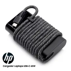 HP - Cargador de Corriente Portatil Universal USB-C 65W