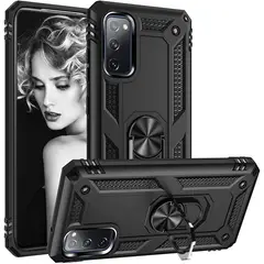 GENERICO - Funda Armadura Antichoque Anillo Selfie Para Samsung Galaxy S20