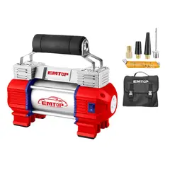 EMTOP - Compresor Para Carro 12v 120psi +accesorios Industrial