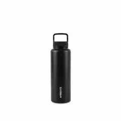 AMBIENTE GOURMET - Termo doble pared negro mate 1 litro