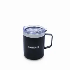 AMBIENTE GOURMET - Mug doble pared en acero slate