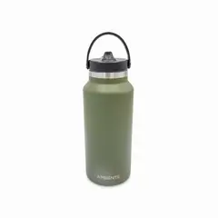 AMBIENTE GOURMET - Termo doble pared verde con pitillo 1240ml
