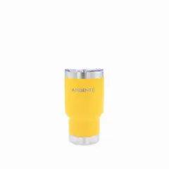 AMBIENTE GOURMET - Vaso doble pared amarillo 330ml