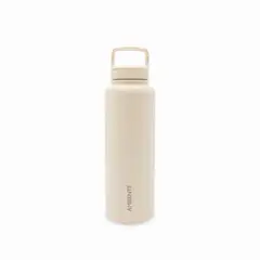 AMBIENTE GOURMET - Termo doble pared beige 1 litro