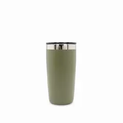 AMBIENTE GOURMET - Vaso doble pared en acero verde 320ml
