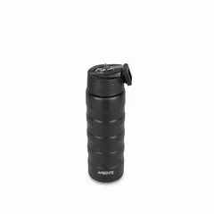 AMBIENTE GOURMET - Termo doble pared con pitillo negro mate