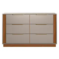 MULTIMUEBLES - COMODA GIARDINO 6 CAJONES NUDE