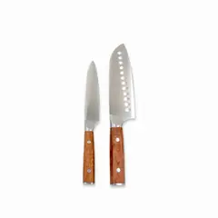 AMBIENTE GOURMET - Cuchillos madera setx2