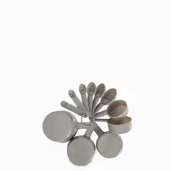 AMBIENTE GOURMET - Tazas medidoras gris x 11
