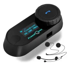 FREEDCONN - Intercomunicador Casco T-com SC Radio Fm con Pantalla - Omi
