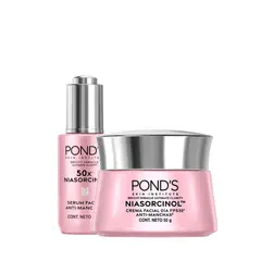 PONDS - Combo Crema dia Facial + Serum Facial Antimanchas con Niasorcinol
