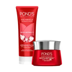 PONDS - Combo Espuma limpiadora+Crema dia Antiedad con Retinol