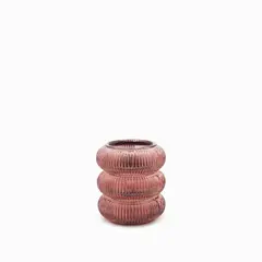 AMBIENTE GOURMET - Candelabro aros borgona