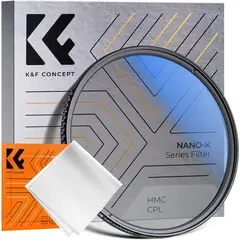 K&F CONCEPT - Filtro Polarizador de 82mm Nano-K
