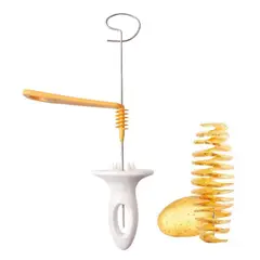 GENERICO - Cortador papa frita espiral torbellino tornado manual papas