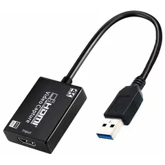 GENERICO - Capturadora De Video HD USB A Hdmi UHD 4k X 2k 1080p