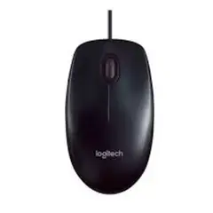 LOGITECH - Mouse M90 con conexión USB y diseño ergonómico