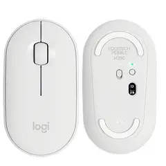 LOGITECH - MOUSE PEBBLE M350 BLUETOOTH BLANCO TECNOLOGIA SILENT TOUCH