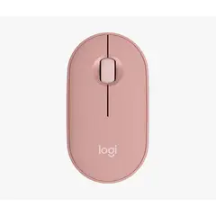 LOGITECH - MOUSE PEBBLE M350 ROSA - TECNOLOGIA SILENT TOUCH - COMPACTO