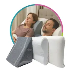 HOGARETO - Cojin Triangular TV + Almohada Cervical + Almohada Penta