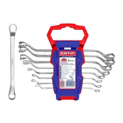 undefined - Juego 8 Llaves Mixtas Tacon Combinada 6-22mm Super Emtop