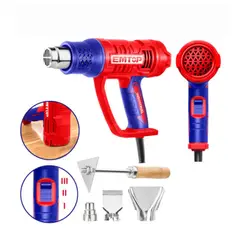 EMTOP - Pistola De Calor 1600w 3 Temp+ Accesorios Industrial