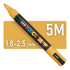 KORES - Marcador Uni Posca Pc-5m Pintura Acrilica Ocre