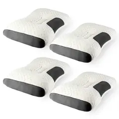 ENERGY PLUS - Set x4 Almohada Cervical Ortopédica con Soporte Ergonómico