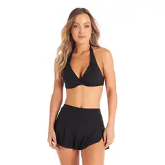 CHAMELA - Vestido De Baño Panty Negro 24555