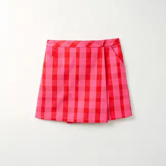 QTORSE - Falda para Niña cuadros