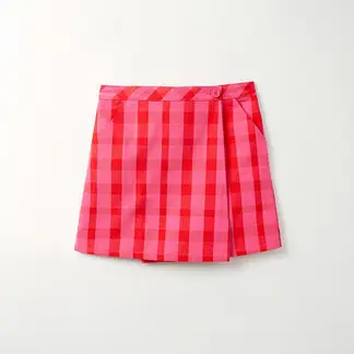 QTORSE - Falda para Niña cuadros