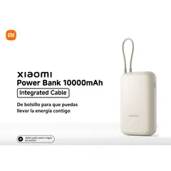XIAOMI - Power Bank 10000mah Cable Integrado 225W USB-C