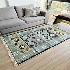 GENERICO - Tapete Kilim Diseño Ushak 180x120 cm - Yörük pastel