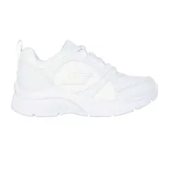 SKECHERS - Tenis Blanco Junior Microspec Plus