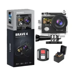 AKASO - Cámara de acción Brave 4 4K 20MP Sensor Sony Ultra HD