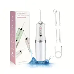 GENERICO - Irrigador Oral Recargable Limpiador Dental Higiene Cuidado