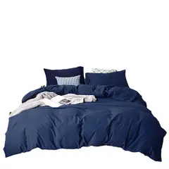 MY HOME STORE - Funda Unicolor Conttont Azul KG