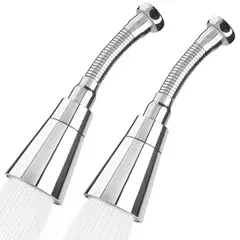 ENERGY PLUS - Set x2 Grifo Manguera Extensible Flexible Ahorrador Agua