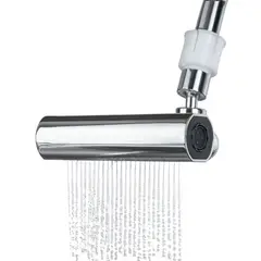 ENERGY PLUS - Adaptador de Grifo 4 en 1 Giratorio Rectangular Cocina Baño