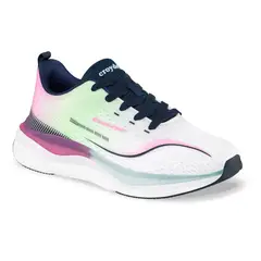 CROYDON - Tenis Running Glynt Blanco-Azul O para Mujer