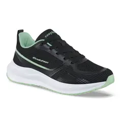 CROYDON - Tenis Running Lorlix Negro-Verde para Mujer
