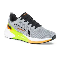 CROYDON - Tenis Running Bople Gris-Naranja para Hombre