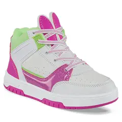 LOS GOMOSOS - Tenis Urbanos Gury Blanco-Fucsia para Niña
