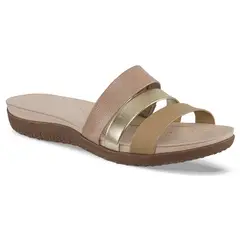 CROYDON - Sandalias Devora Café-Oro para Mujer