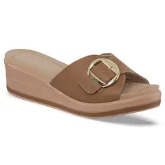CROYDON - Sandalias Tacón Layna Café para Mujer