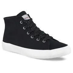 CROYDON - Botines Raw Alto Negro para Mujer