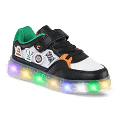 LOS GOMOSOS - Tenis con Luces Riner Negro para Niño