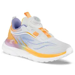 CROYDON - Tenis Running Quarlo Gris-Naranja para Niña